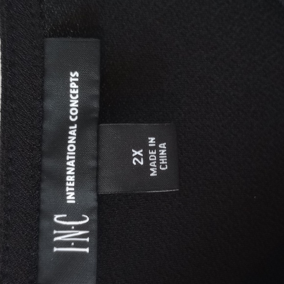 INC BLACK SLEEVELESS PARTY DRESS SZ 2X - Picture 9 of 10